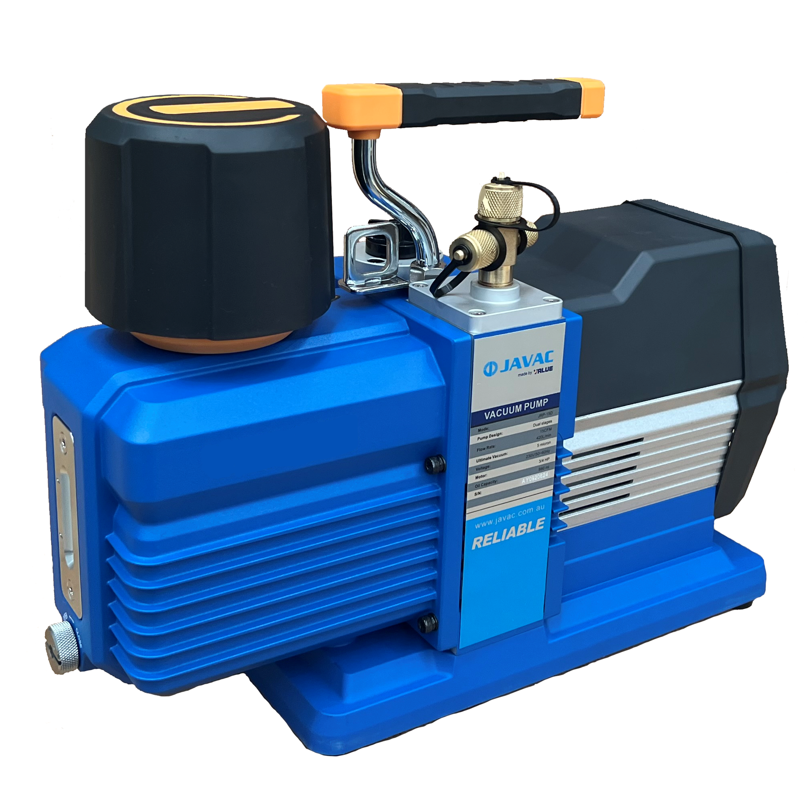 JAVAC DD400, 420 L/min, 2-stage Vacuum Pump - R32 Compliant -  - JAVAC PTY. LTD.